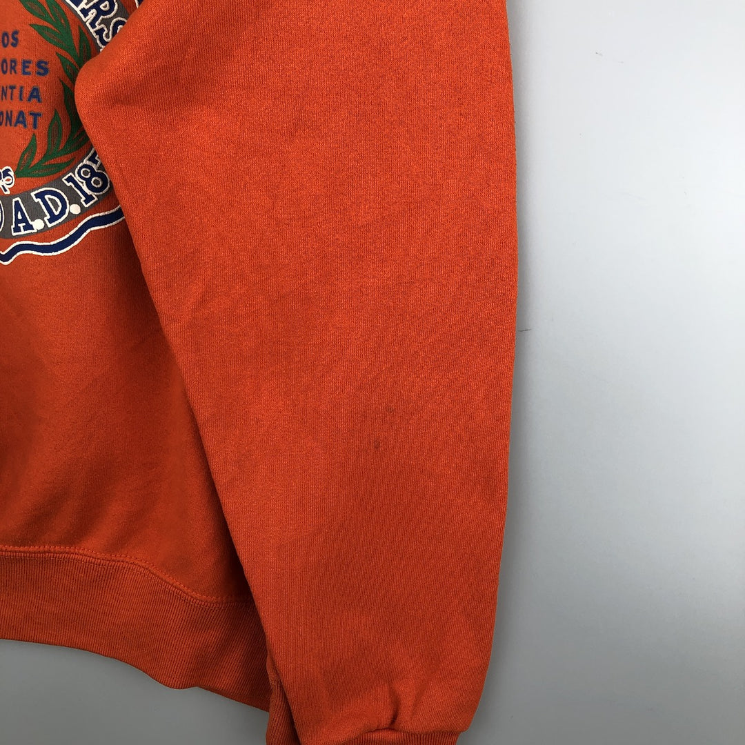 Vintage 90'S GALT SAND college sweatshirt, made in the USA, men's size XL cotton orange type Vintage Second Hand