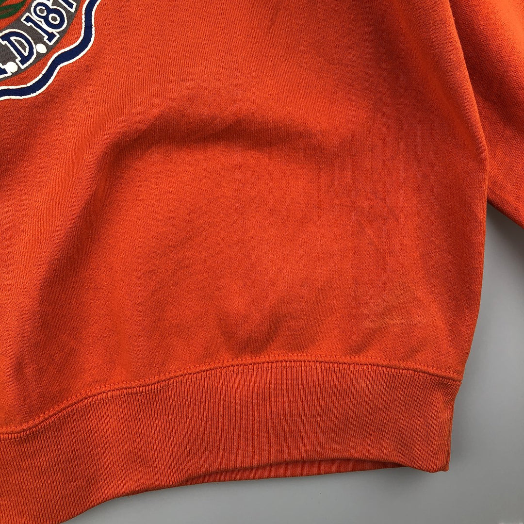 Vintage 90'S GALT SAND college sweatshirt, made in the USA, men's size XL cotton orange type Vintage Second Hand
