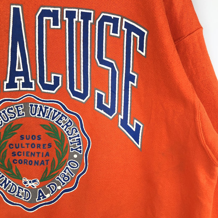 Vintage 90'S GALT SAND college sweatshirt, made in the USA, men's size XL cotton orange type Vintage Second Hand