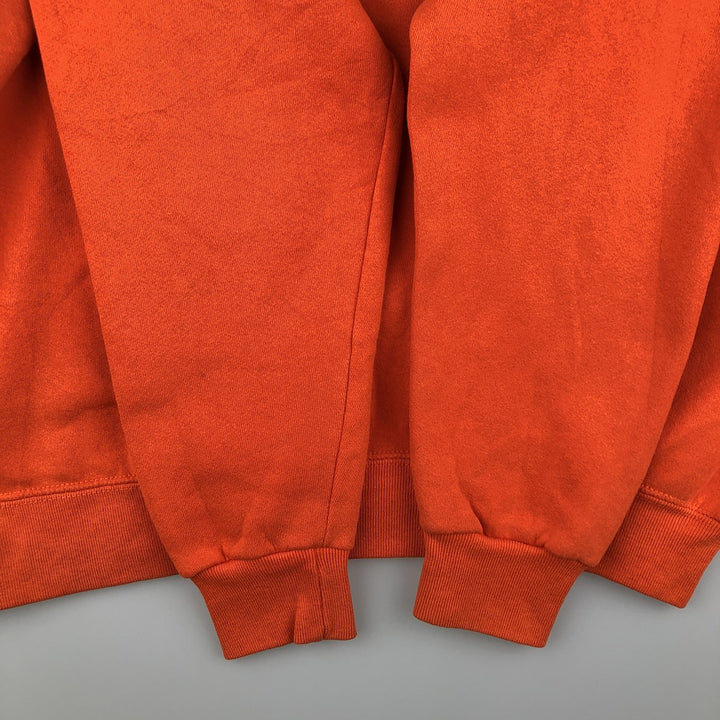 Vintage 90'S GALT SAND college sweatshirt, made in the USA, men's size XL cotton orange type Vintage Second Hand