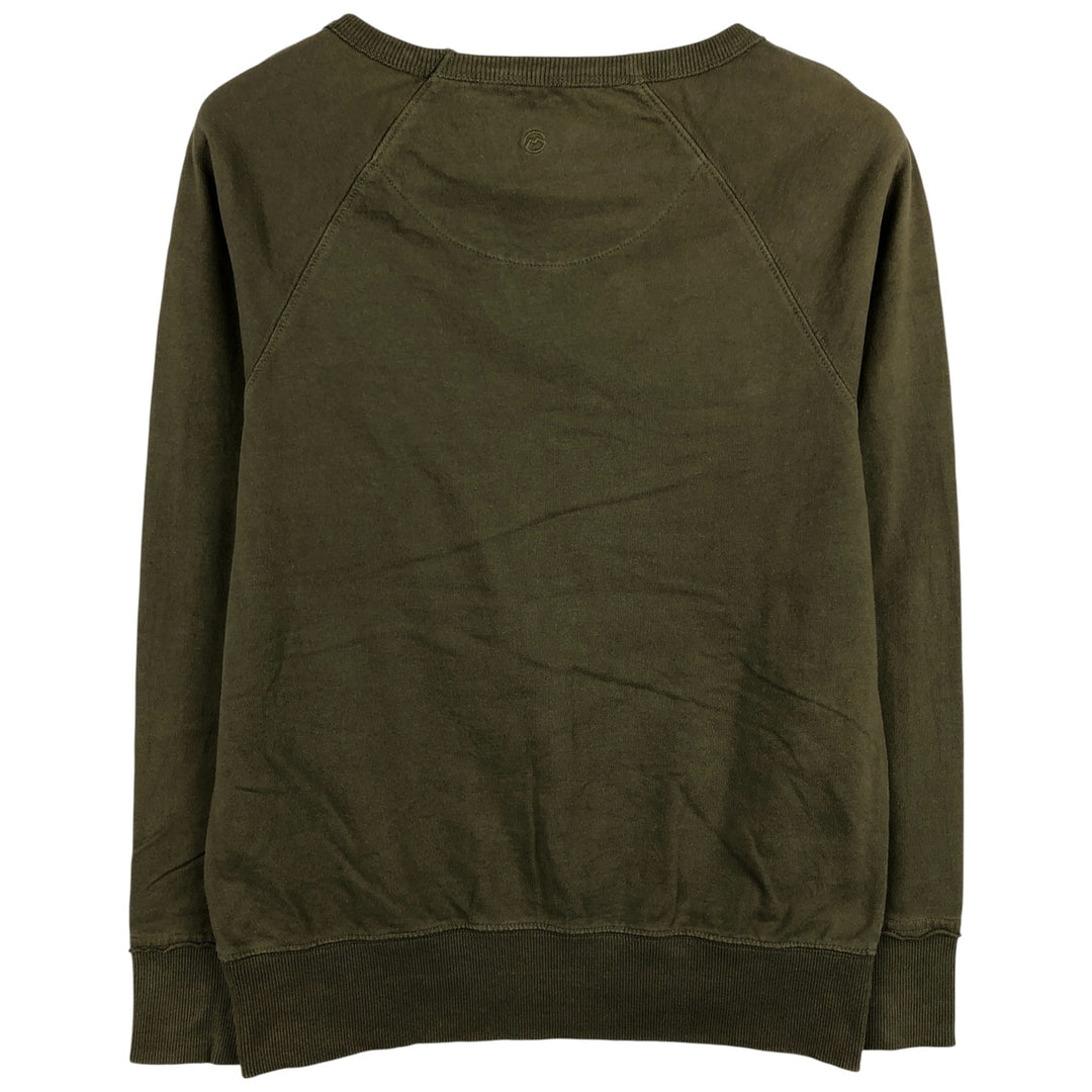 MAGELLAN plain blank sweatshirt, men's size S cotton Khaki type Vintage Second Hand