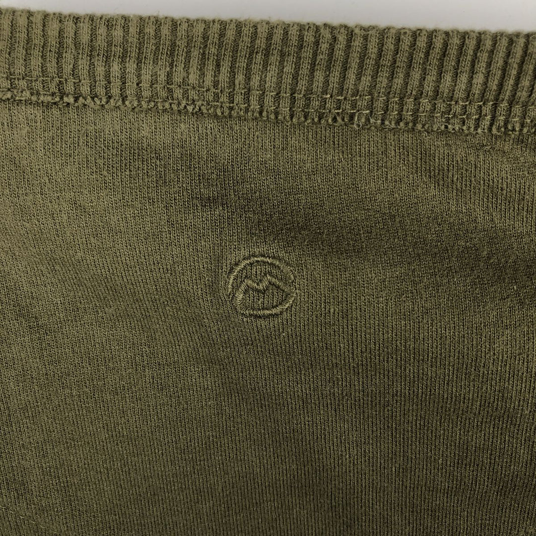 MAGELLAN plain blank sweatshirt, men's size S cotton Khaki type Vintage Second Hand