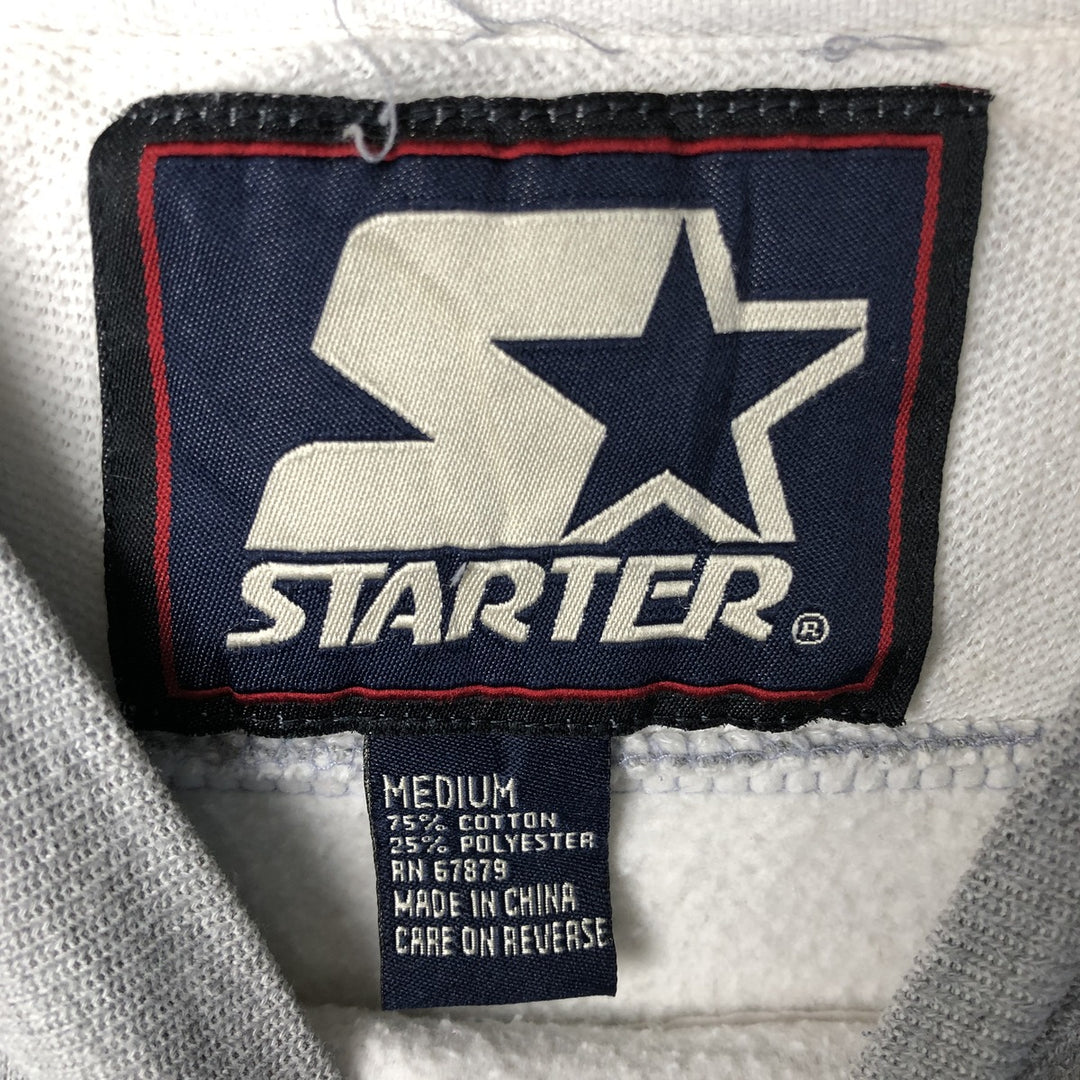 Starter NFL Minnesota Vikings Sweatshirt, Men's Size Medium cotton gray type Vintage Second Hand