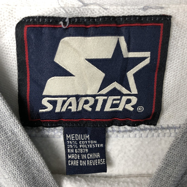 Starter NFL Minnesota Vikings Sweatshirt, Men's Size Medium cotton gray type Vintage Second Hand