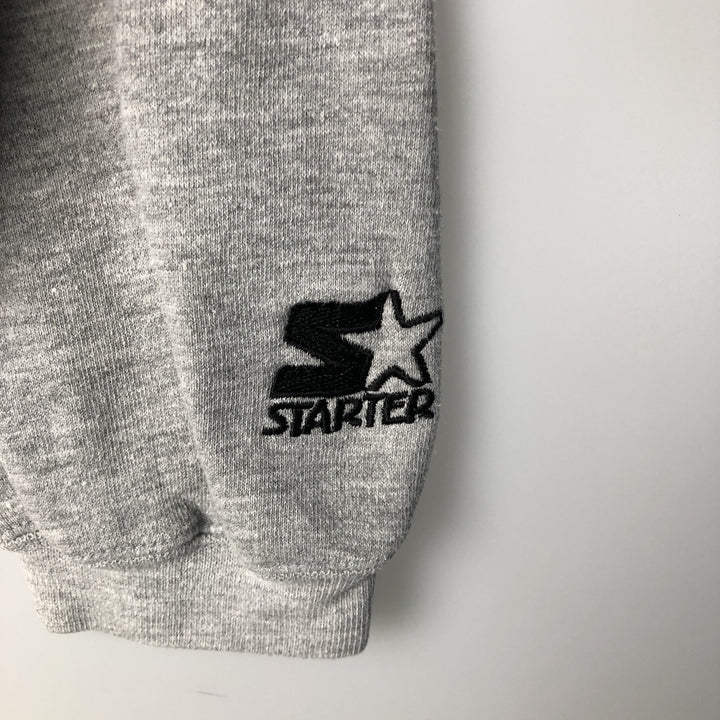 Starter NFL Minnesota Vikings Sweatshirt, Men's Size Medium cotton gray type Vintage Second Hand