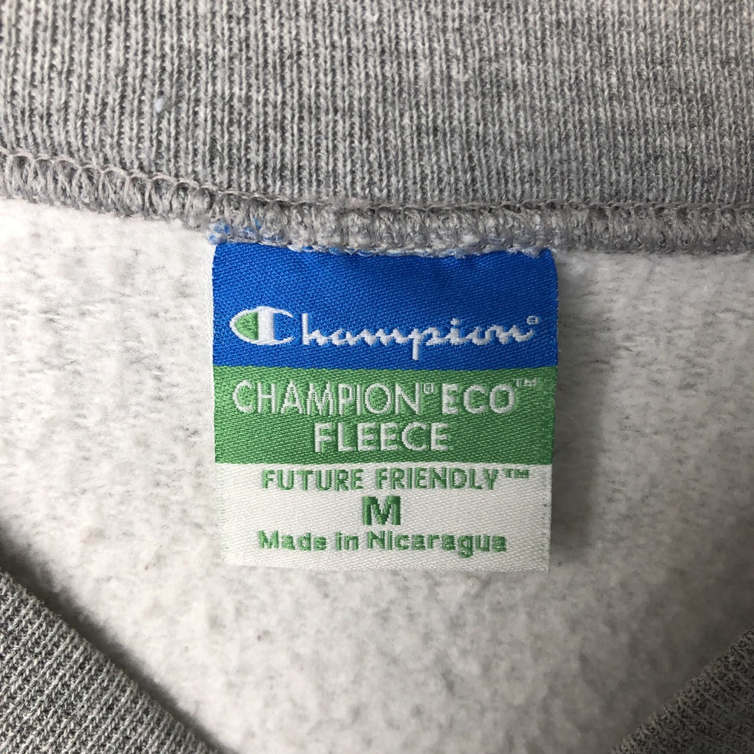2000'S Champion ECO FLEECE College Sweatshirt, Men's Size M unclear gray type Vintage Second Hand