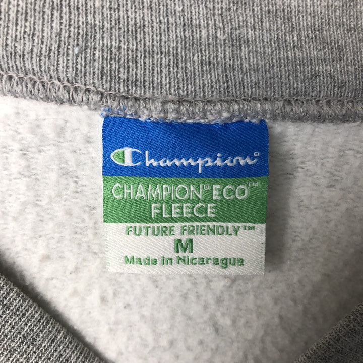2000'S Champion ECO FLEECE College Sweatshirt, Men's Size M unclear gray type Vintage Second Hand