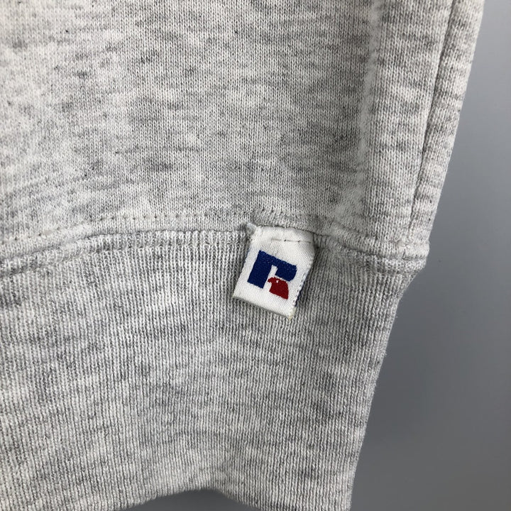 90'S Russell printed sweatshirt, sweatshirt, made in USA, men's XXL, vintage cotton gray type Vintage Second Hand