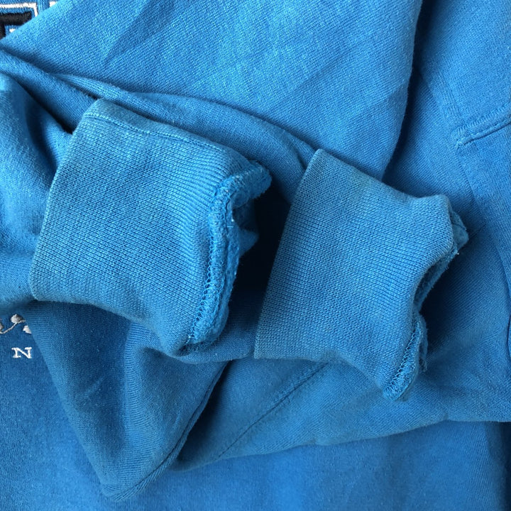 Vintage 1990'S Lee Sport sweatshirt, size L, men's, NFL Carolina Panthers. polyester Blue type light blue Vintage Second Hand