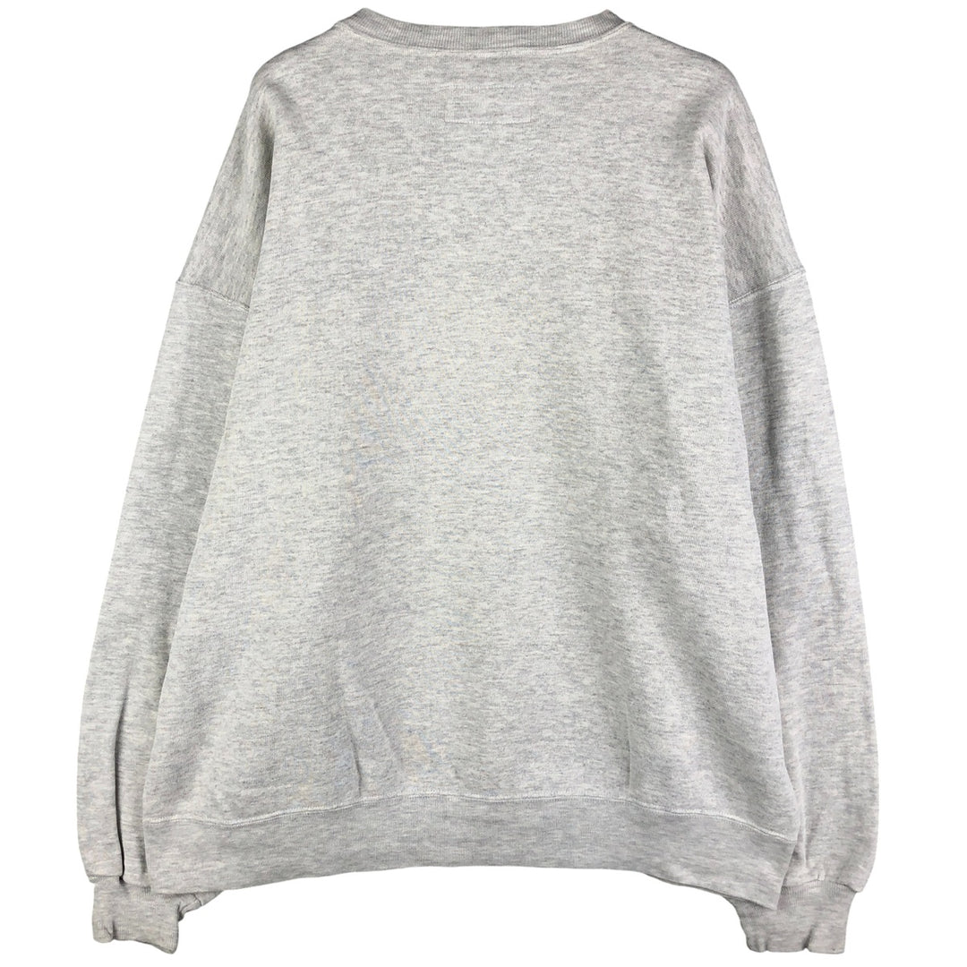 90'S Russell College Sweatshirt, Made in USA, Men's XXL, Vintage cotton gray type Vintage Second Hand