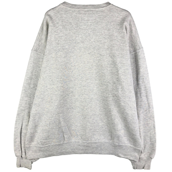 90'S Russell College Sweatshirt, Made in USA, Men's XXL, Vintage cotton gray type Vintage Second Hand