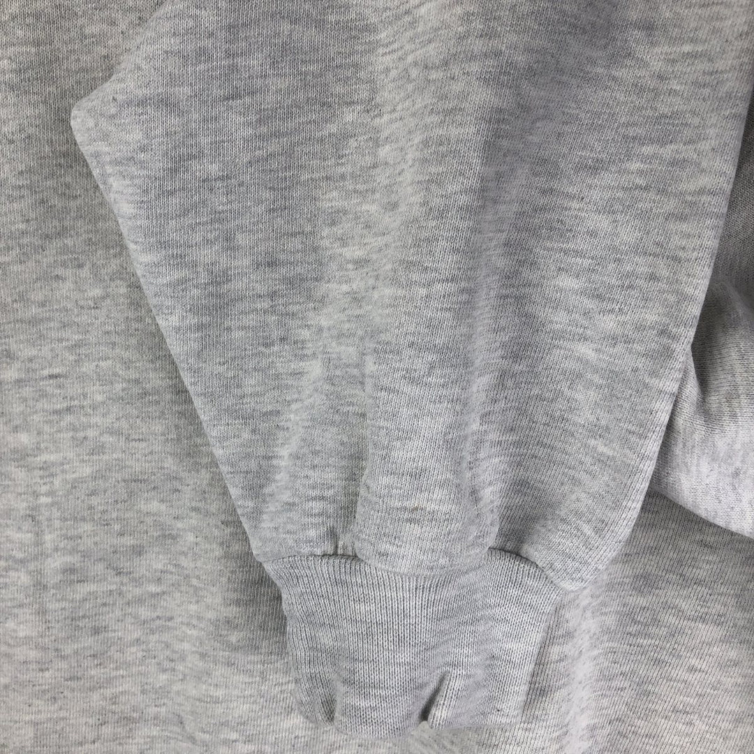 90'S Russell College Sweatshirt, Made in USA, Men's XXL, Vintage cotton gray type Vintage Second Hand