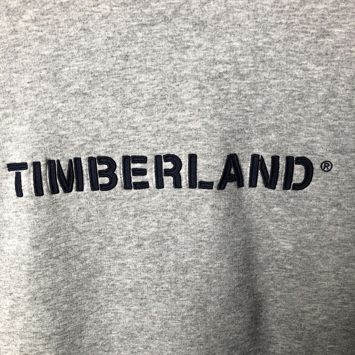Vintage 90'S Timberland logo sweatshirt, size small, men's cotton gray type Vintage Second Hand