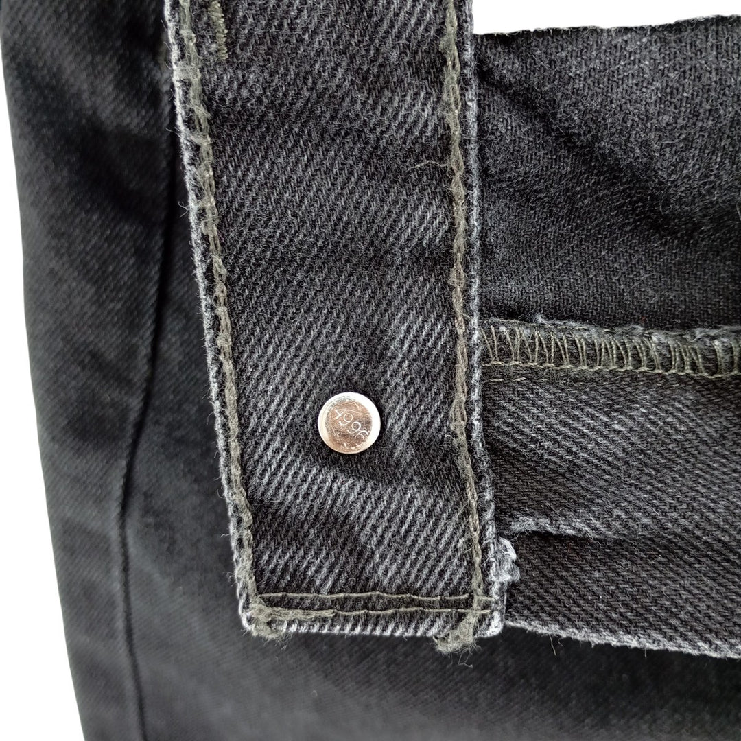 Levi's 550 Black Denim Tapered Denim Pants Men's W31 equivalent cotton black type Vintage Second Hand