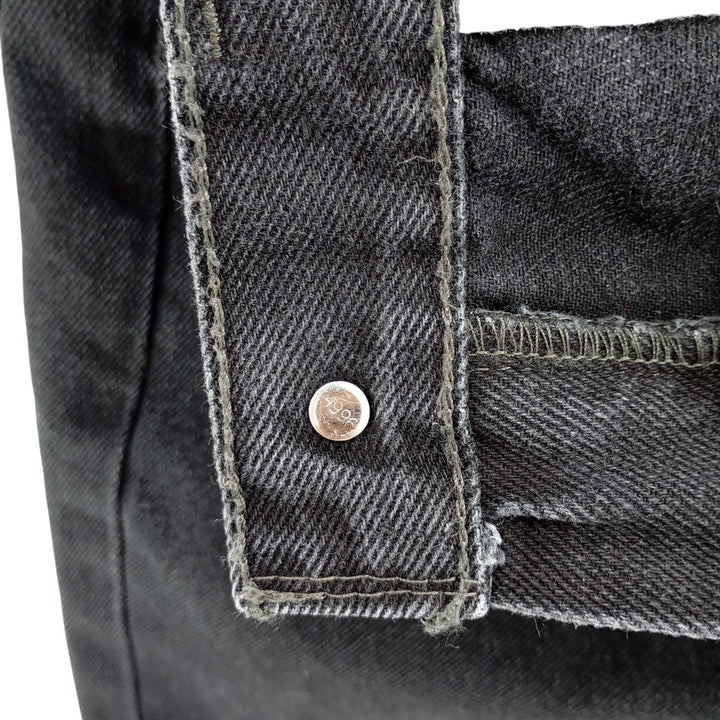 Levi's 550 Black Denim Tapered Denim Pants Men's W31 equivalent cotton black type Vintage Second Hand