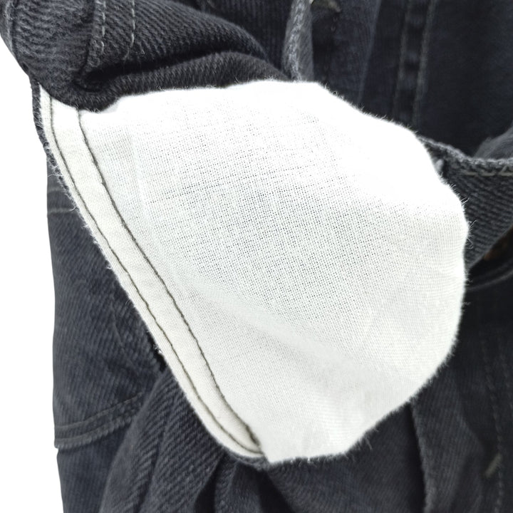 Levi's 550 Black Denim Tapered Denim Pants Men's W31 equivalent cotton black type Vintage Second Hand