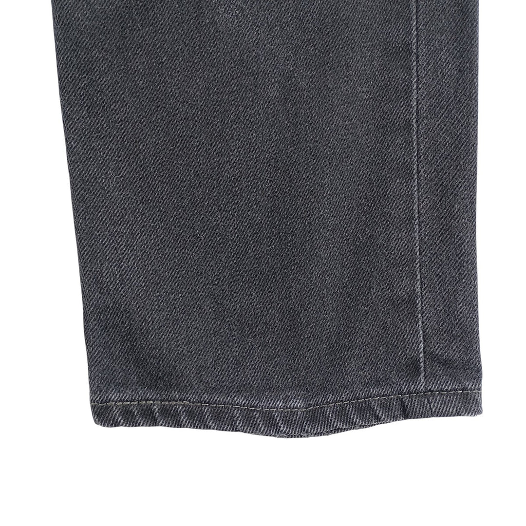 Levi's 550 Black Denim Tapered Denim Pants Men's W31 equivalent cotton black type Vintage Second Hand