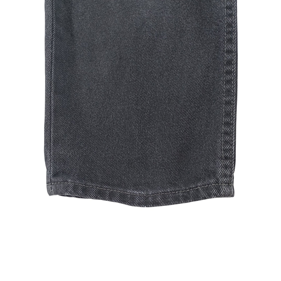 Levi's 550 Black Denim Tapered Denim Pants Men's W31 equivalent cotton black type Vintage Second Hand