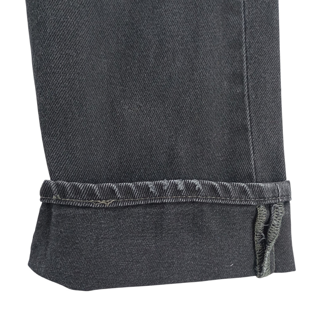 Levi's 550 Black Denim Tapered Denim Pants Men's W31 equivalent cotton black type Vintage Second Hand