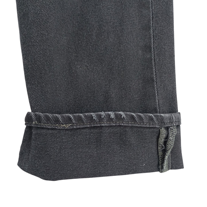 Levi's 550 Black Denim Tapered Denim Pants Men's W31 equivalent cotton black type Vintage Second Hand