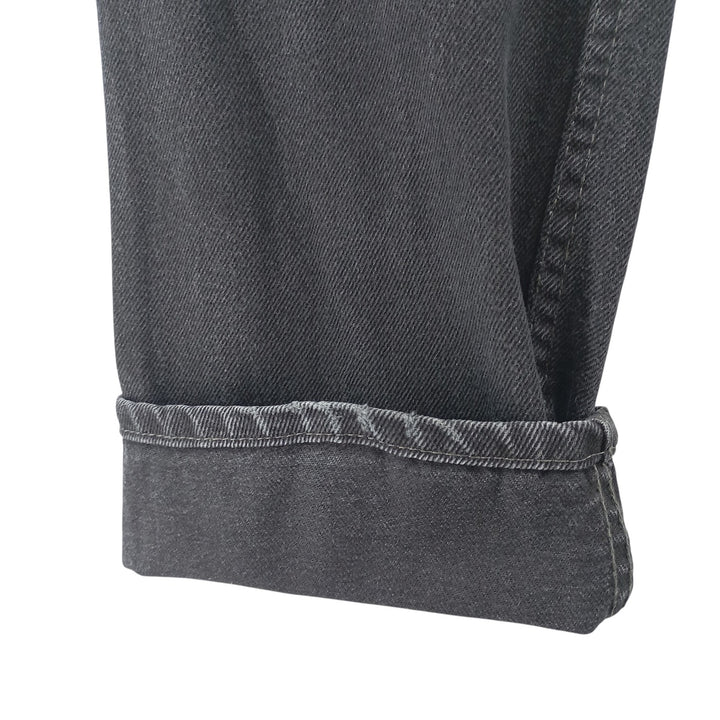 Levi's 550 Black Denim Tapered Denim Pants Men's W31 equivalent cotton black type Vintage Second Hand