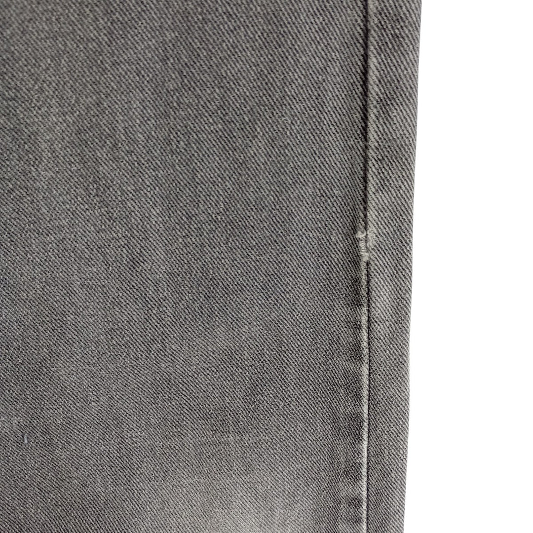 Levi's 505 REGULAR FIT Black Denim Tapered Denim Pants Men's W32 equivalent cotton black type Vintage Second Hand