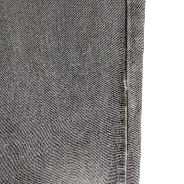 Levi's 505 REGULAR FIT Black Denim Tapered Denim Pants Men's W32 equivalent cotton black type Vintage Second Hand