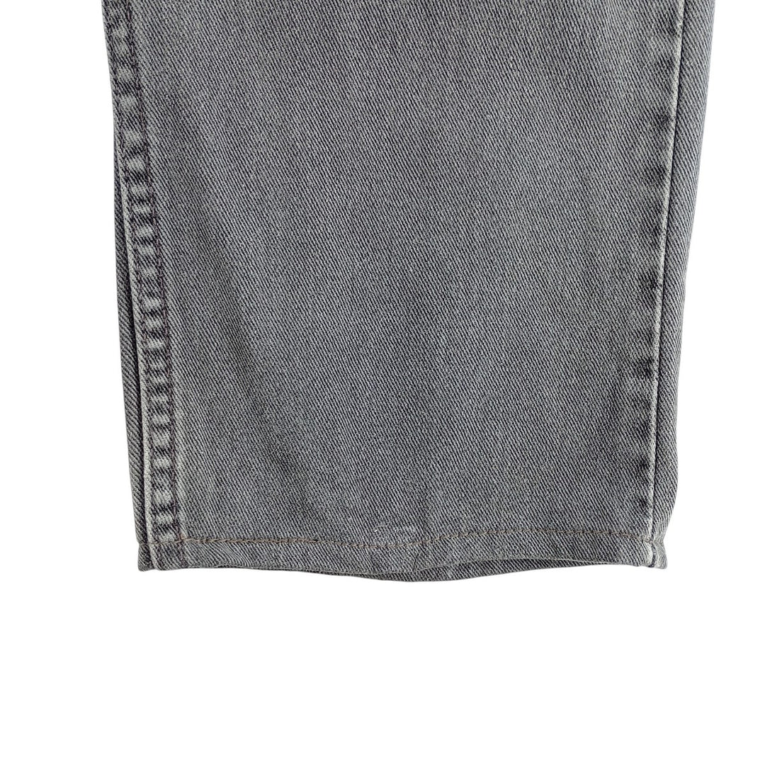 Levi's 505 REGULAR FIT Black Denim Tapered Denim Pants Men's W32 equivalent cotton black type Vintage Second Hand