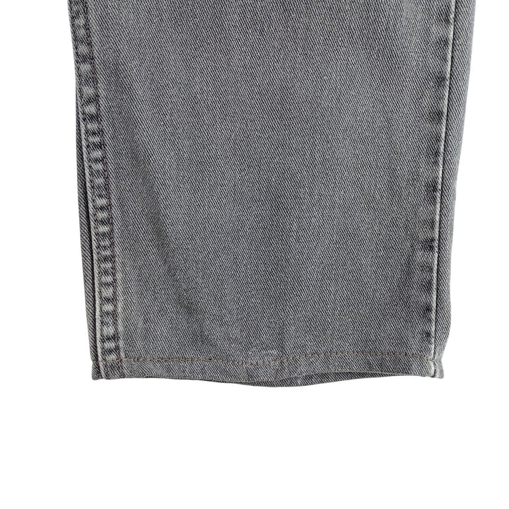 Levi's 505 REGULAR FIT Black Denim Tapered Denim Pants Men's W32 equivalent cotton black type Vintage Second Hand