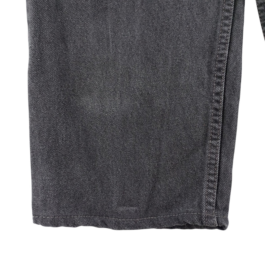 90'S Levi's 550-0260 Black Denim Tapered Denim Pants, Men's, Size W35, Vintage cotton black type Vintage Second Hand