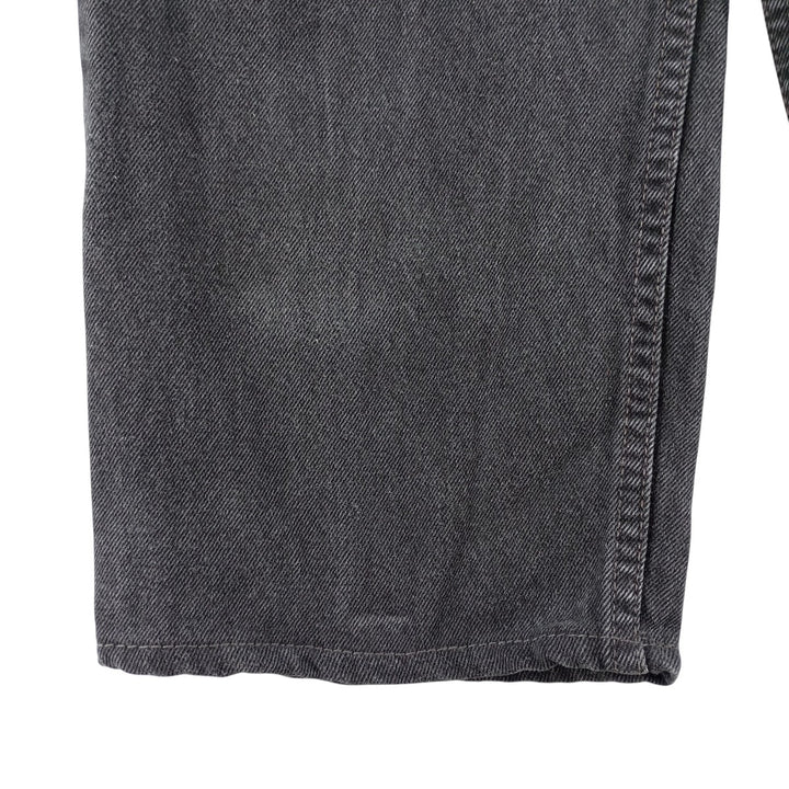 90'S Levi's 550-0260 Black Denim Tapered Denim Pants, Men's, Size W35, Vintage cotton black type Vintage Second Hand