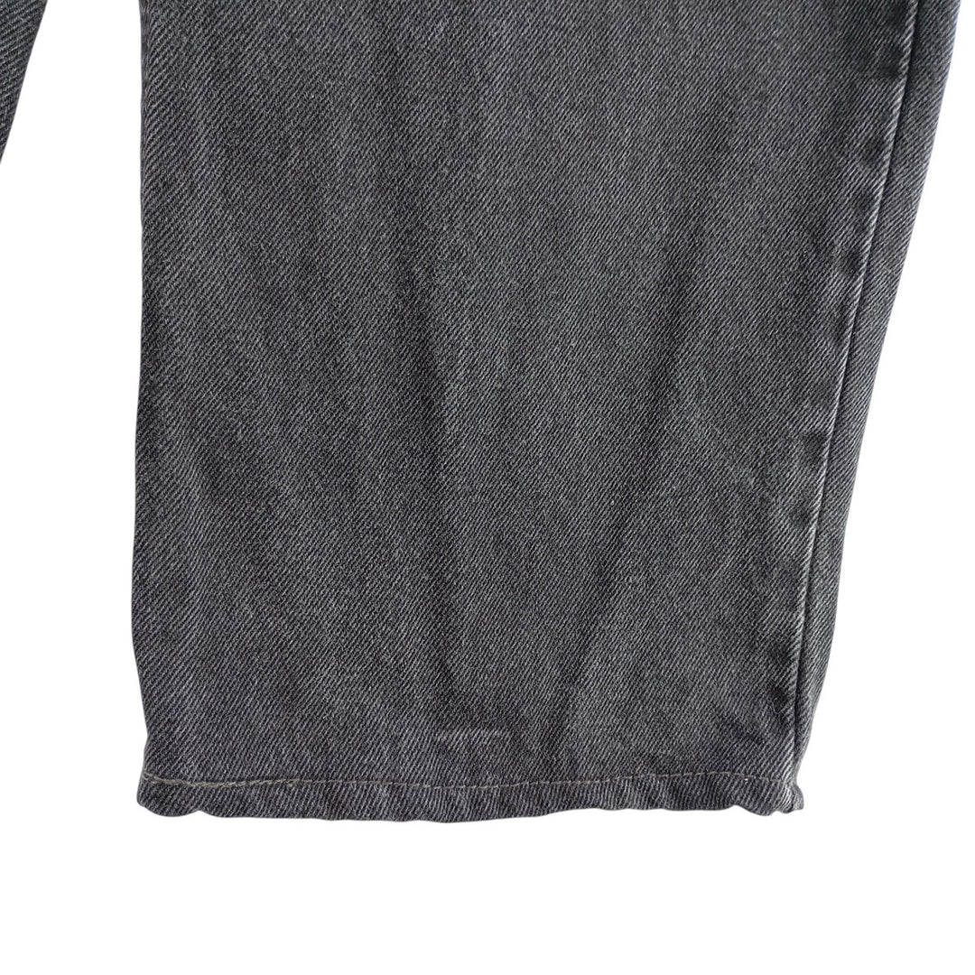 90'S Levi's 550-0260 Black Denim Tapered Denim Pants, Men's, Size W35, Vintage cotton black type Vintage Second Hand