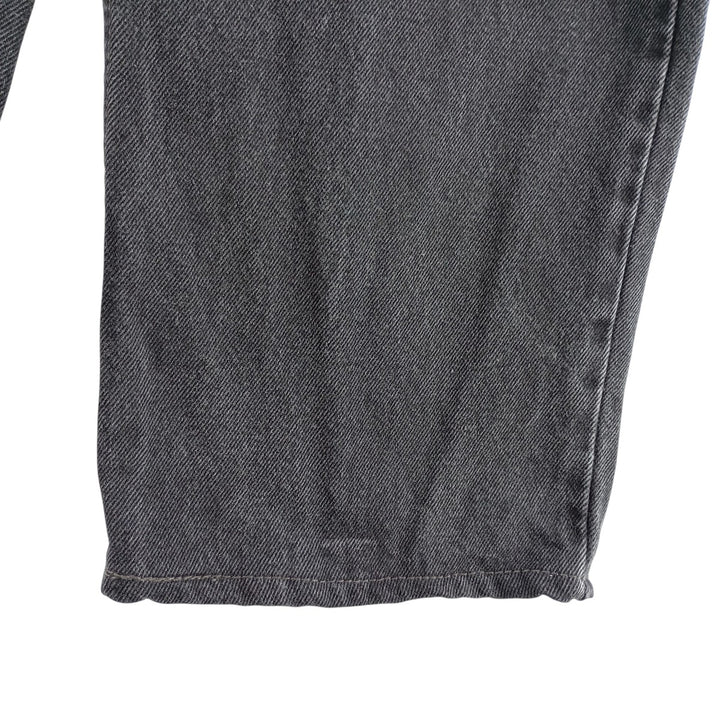 90'S Levi's 550-0260 Black Denim Tapered Denim Pants, Men's, Size W35, Vintage cotton black type Vintage Second Hand