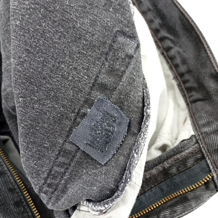 90'S Levi's 550-0260 Black Denim Tapered Denim Pants, Men's, Size W35, Vintage cotton black type Vintage Second Hand