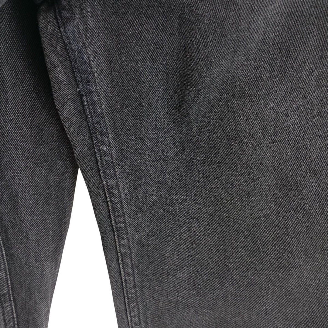 2000'S Tommy Hilfiger Jeans black denim tapered denim pants for men, size W30 cotton black type Vintage Second Hand