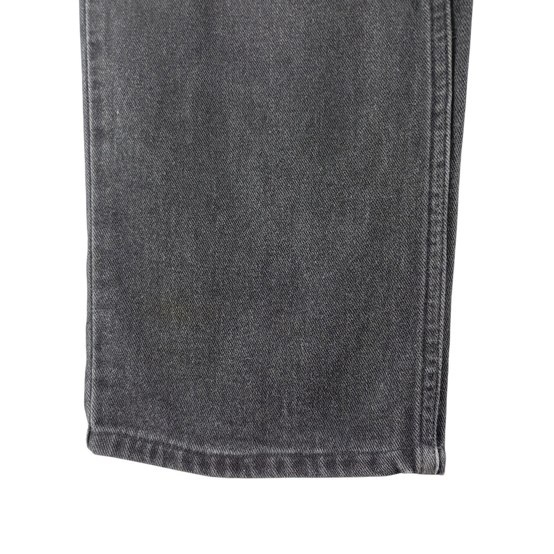 2000'S Tommy Hilfiger Jeans black denim tapered denim pants for men, size W30 cotton black type Vintage Second Hand