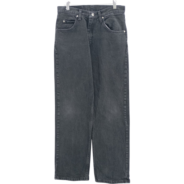 2000'S Wrangler black denim straight-leg denim pants, men's size W30 cotton black type Vintage Second Hand