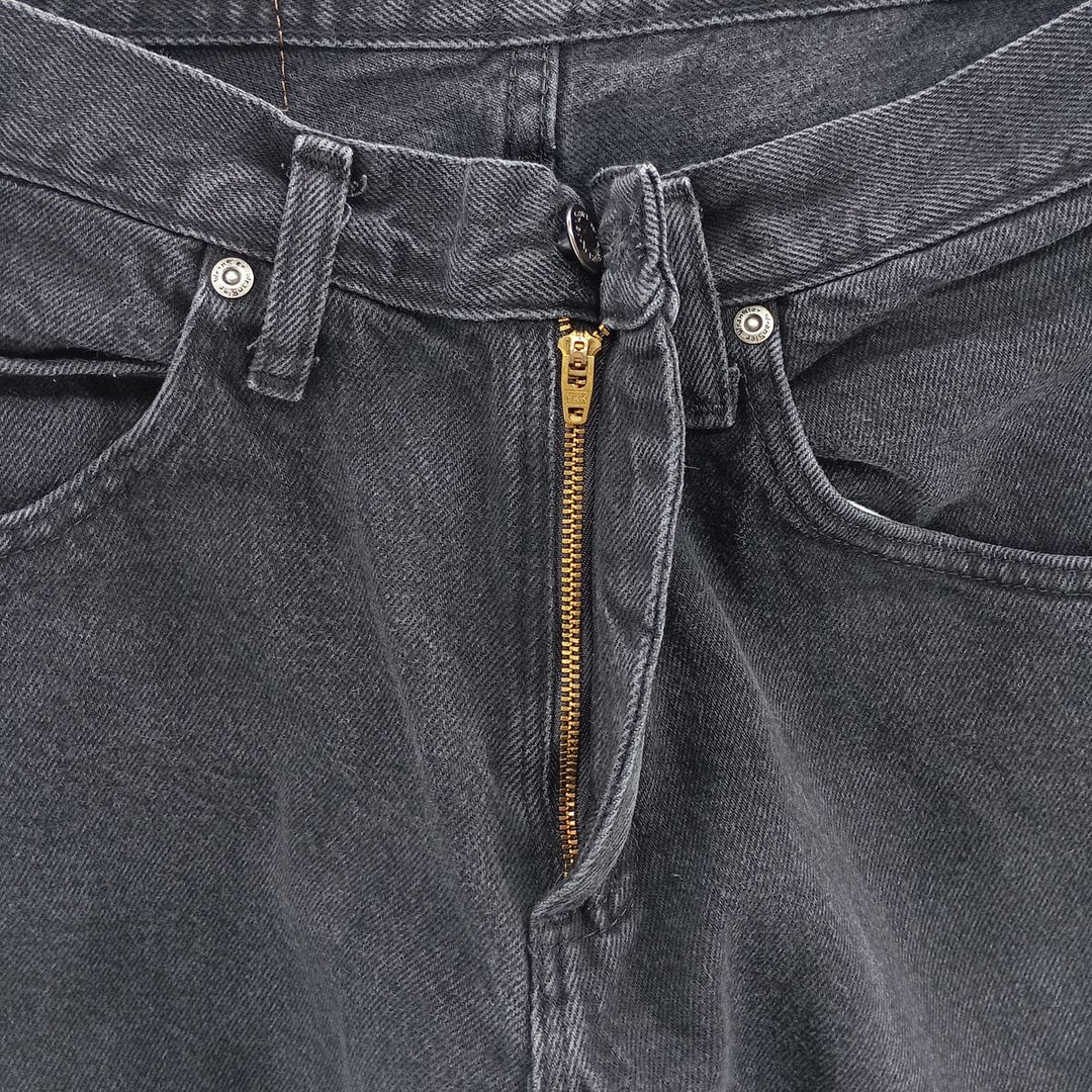 2000'S Wrangler black denim straight-leg denim pants, men's size W30 cotton black type Vintage Second Hand