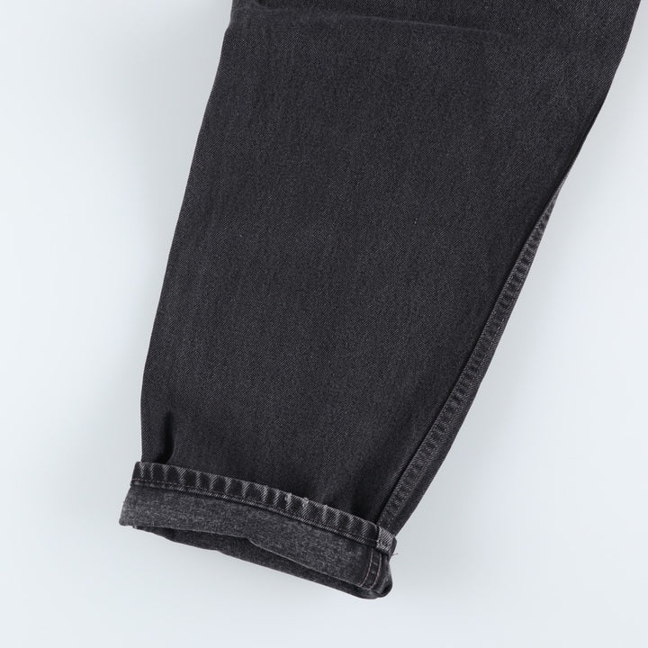 90'S Levi's 550-0260 Relaxed Fit Tapered Denim Pants, Black, Men's, Size 34 (Vintage) cotton black type Vintage Second Hand