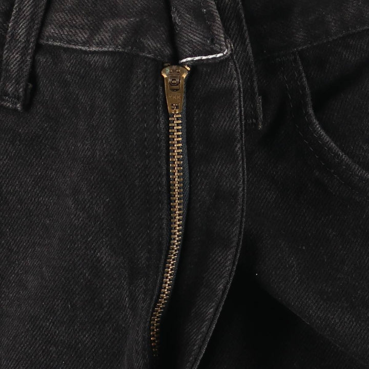 Rustler Black Denim Straight Denim Pants for Men, W32 equivalent cotton black type Vintage Second Hand