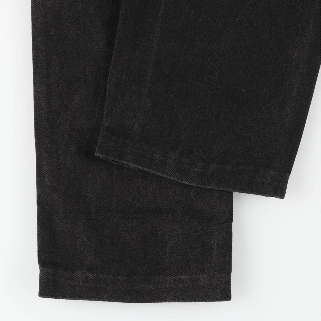 Rustler Black Denim Straight Denim Pants for Men, W32 equivalent cotton black type Vintage Second Hand