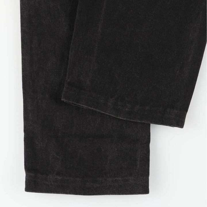 Rustler Black Denim Straight Denim Pants for Men, W32 equivalent cotton black type Vintage Second Hand