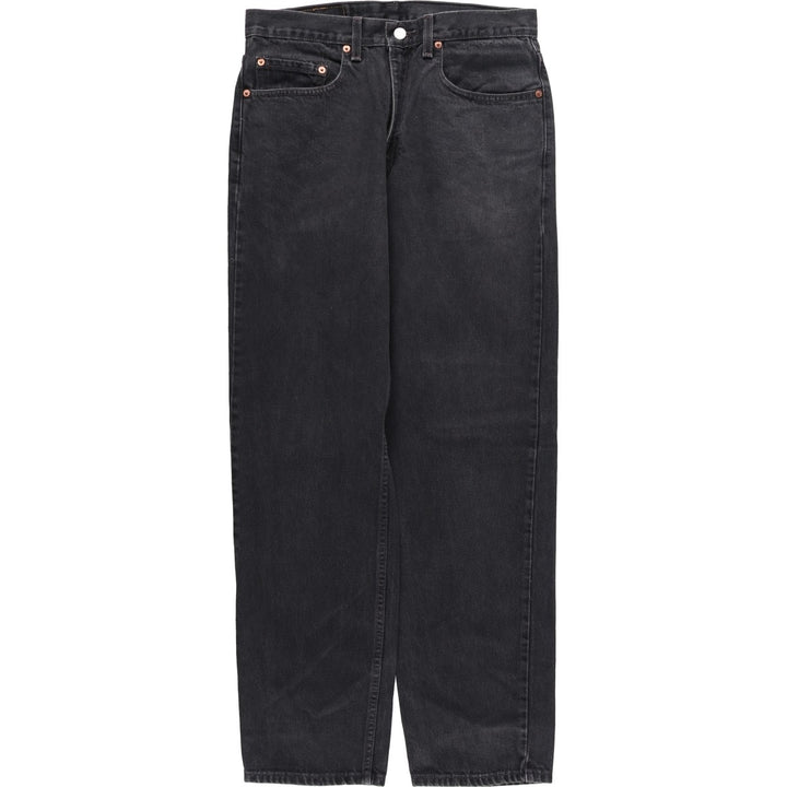 90s-00'S Vintage Levi's 550 Black Denim Tapered Denim Pants, Men's Size W31 unclear black type Vintage Second Hand