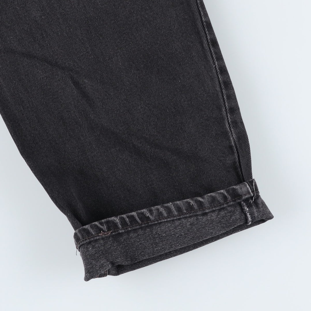90s-00'S Vintage Levi's 550 Black Denim Tapered Denim Pants, Men's Size W31 unclear black type Vintage Second Hand
