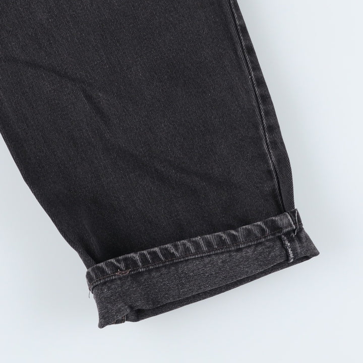 90s-00'S Vintage Levi's 550 Black Denim Tapered Denim Pants, Men's Size W31 unclear black type Vintage Second Hand