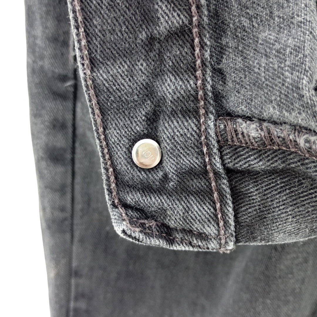 Levi's 550 Relaxed Fit Black Denim Tapered Denim Pants Men's W29 cotton black type Vintage Second Hand