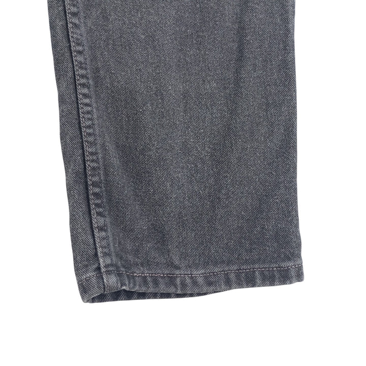 Levi's 550 Relaxed Fit Black Denim Tapered Denim Pants Men's W29 cotton black type Vintage Second Hand