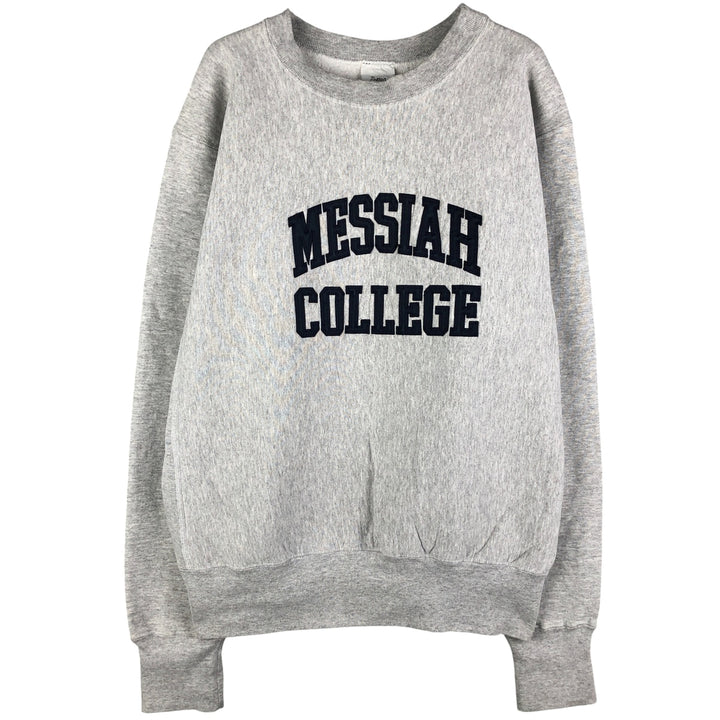 90'S The Cotton Exchange College Sweatshirt, Made in USA, Men's Size L, Vintage cotton gray type Vintage Second Hand