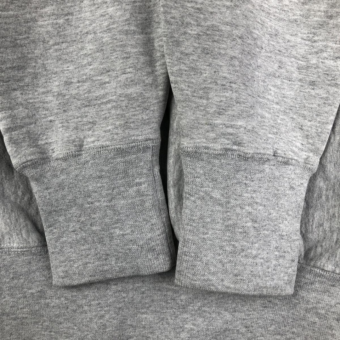 90'S The Cotton Exchange College Sweatshirt, Made in USA, Men's Size L, Vintage cotton gray type Vintage Second Hand