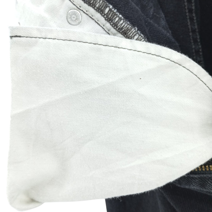 Levi's 550 Black Denim Tapered Denim Pants Men's W33 cotton black type Vintage Second Hand